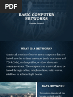 Basic Computer Networks