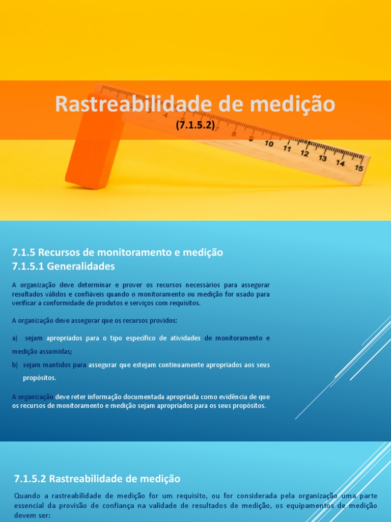 Rastreabilidade de medi o 7 1 5 2 pdf