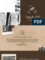 Crise de 1929: Por: Fábio e William