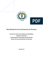 Metodologia de Desenvolvimento de Sistemas Governo Federal