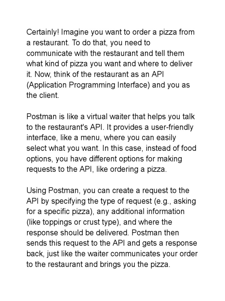 Explaining Postman To Layman PDF