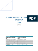 Plan de Transición Educativa 23