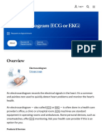 Electrocardiogram (ECG or EKG) - Mayo Clinic