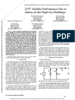 Degradation of PV Module Performance Due To Dust Accumulation On The High-Rise Buildings