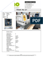 Swiss Type CNC Lathe Traub TNL 12-7-12303