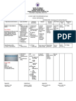 Activity Sheet For Intervention Plan