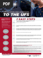 UFS Online Application Guide 2025 | PDF | University And College ...