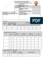 Student Profile Form