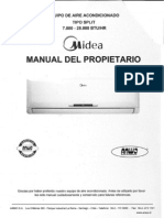 Manual Midea Tipo Split