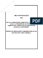 Desarrollo Del Proyecto de Señalización e Implementación de Los Saac en El Cet2019