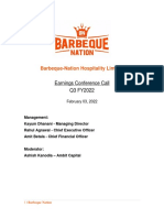 BBQN - Q3 FY22 Transcript