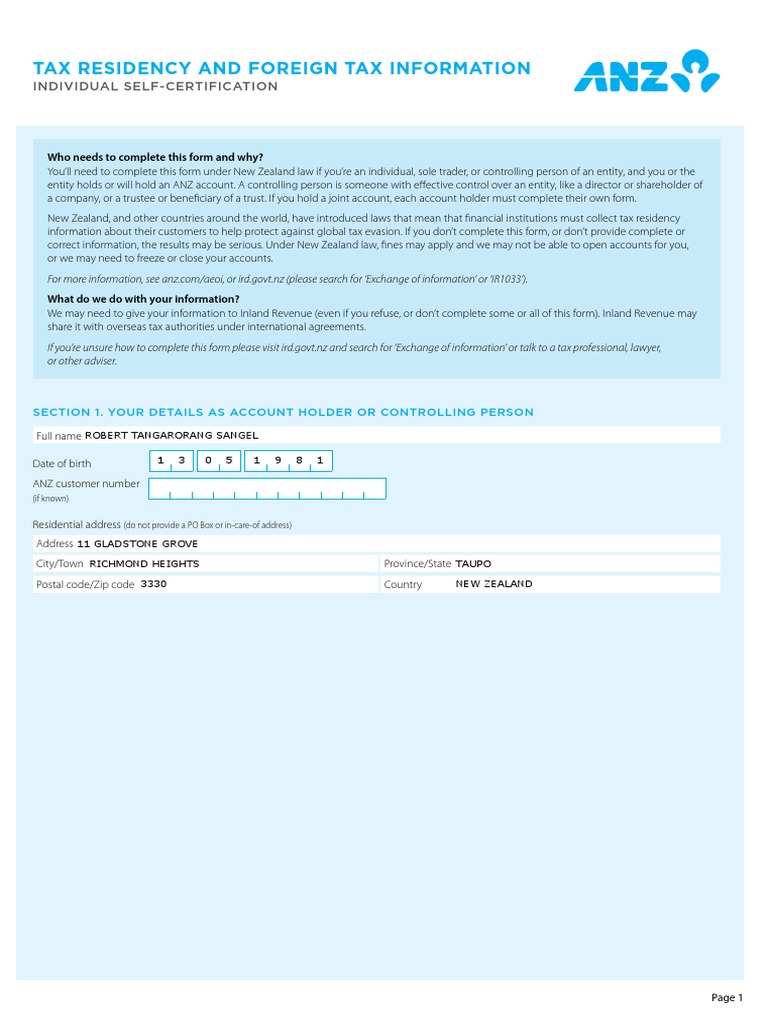 Tax NZ | PDF | Zip Code | Trust Law