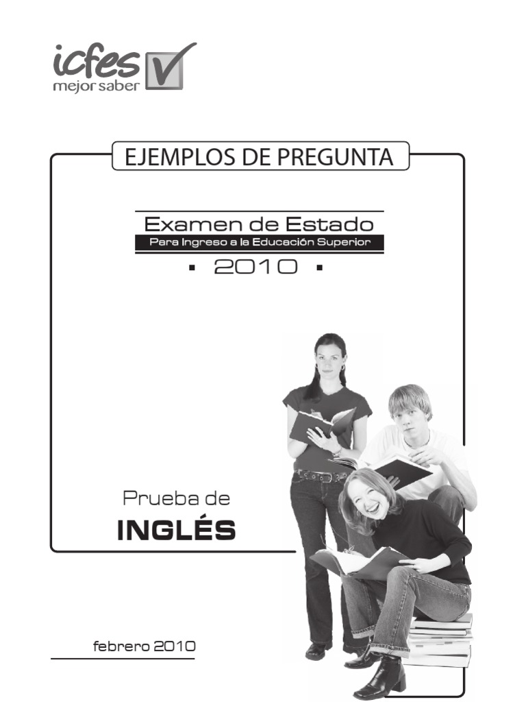 Ejemplos de preguntas ICFES Inglés 2010 | PDF