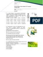 Avaliação de Ciências III Etapa 6° Ano