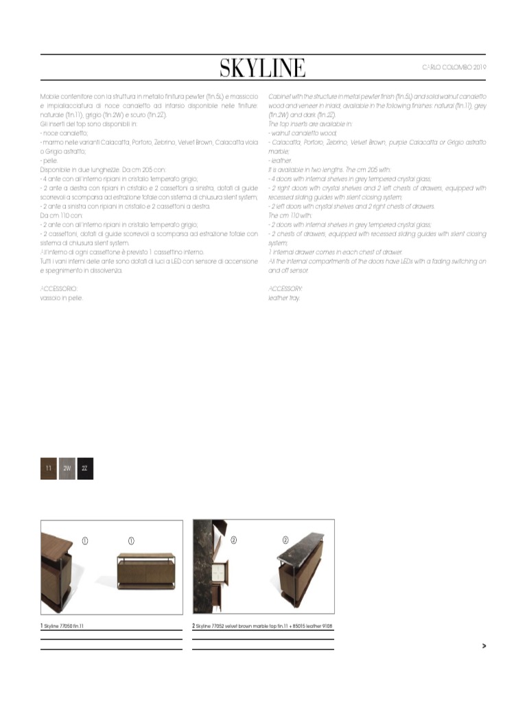 375 Giorgetti Skyline-Cabinet | PDF