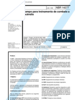 Nbr 14277 - 1999 Campo Para Treinamento De Combate A Incêndio