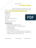 INFORME TÉNICO MODELO Aristides Bastidas