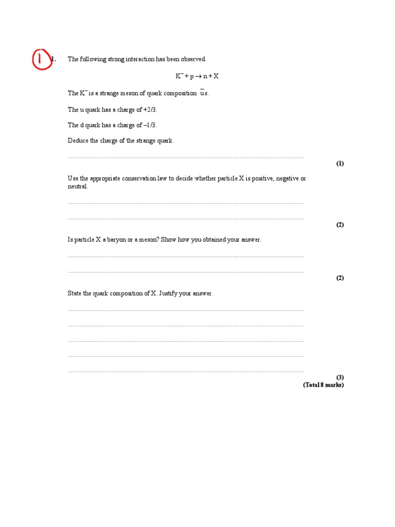 Particle Physics and Momentum Questions | PDF | Young Adult