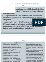 Analisis Konflik Berdasar Timeline