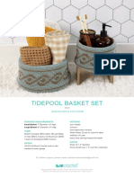 WeCrochet Tidepool Basket Set