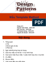 Mẫu Template Method (Nhóm 8)