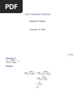 MAT103E - Worksheet Problems