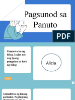Pagsunod Sa Panuto