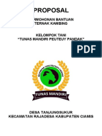 Proposal Tunas Mandiri PP