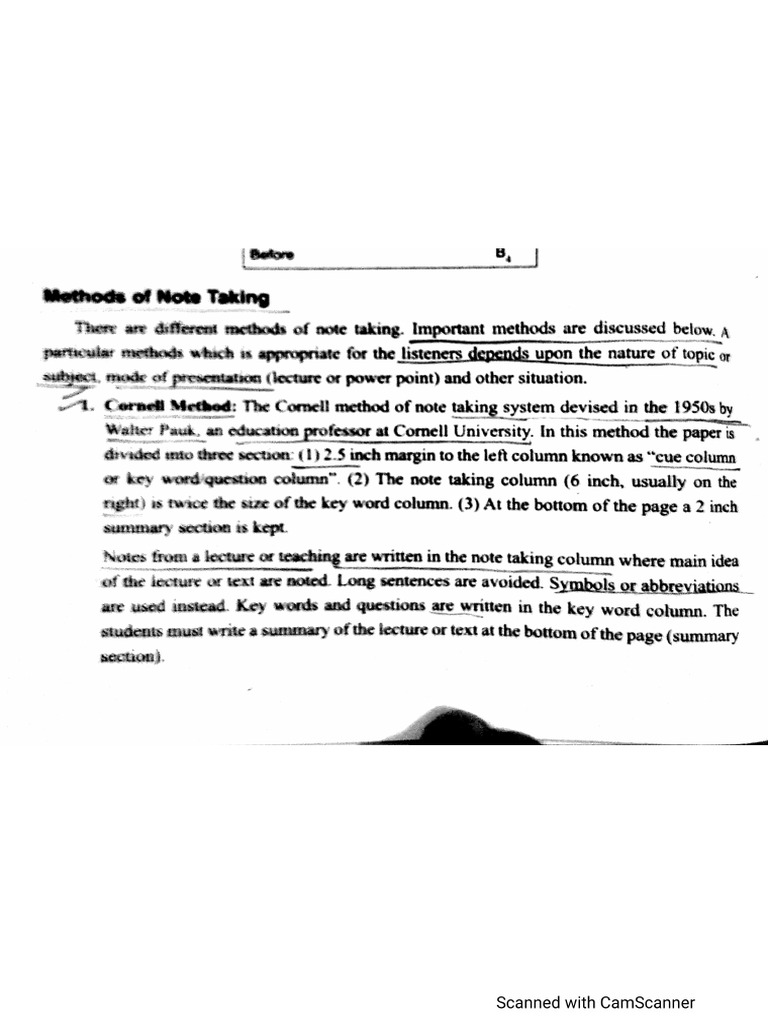 Method of Note Taking and Field Diary PDF