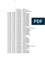 Export: Data Diário Documento Descrição