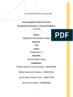 T1 Derecho Procesal Penal