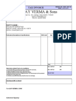 GST Invoice Format No. 30