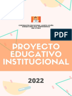 Proyecto Educativo Institucional 2022