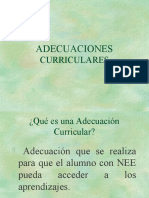 Presentación Adecuaciones