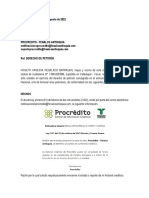 D. Peticion Procredito-Fenalco