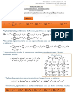 U 1 - Ej 10 FORMULA Y DESARROLLO BINOMIO DE NEWTON