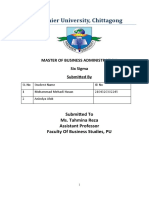 Assignment On Six Sigma