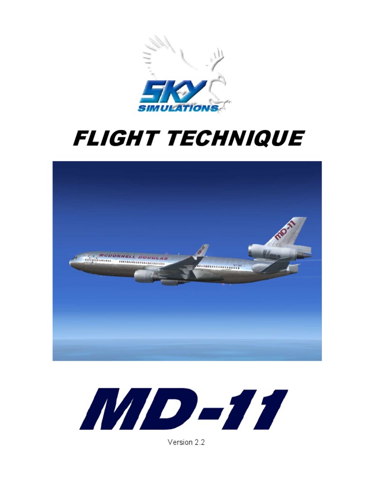 MD-11 Flight Technique Manual V2.2 | PDF | Takeoff | Aerospace Engineering