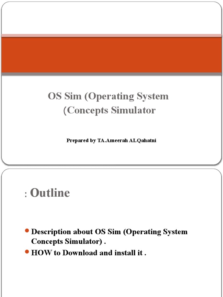 OS Sim: Download & Installation Guide | PDF | Games & Activities ...