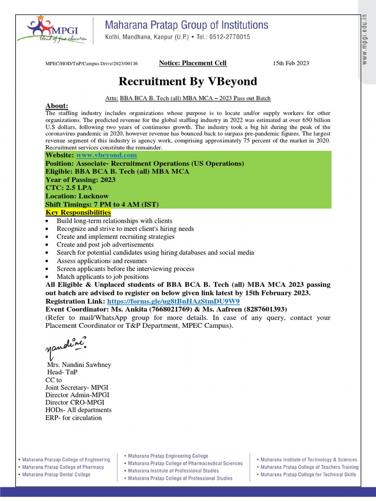 VBeyond 2023 | PDF | Career & Growth