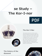 Case Study - The Kor-I-nor