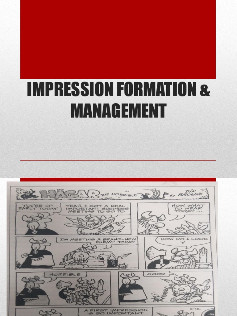 M2 - Impression Formation | PDF | Nonverbal Communication | Perception