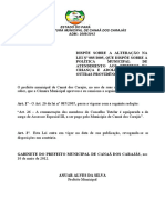 Lei 287-2012 - Remuneração Do Conselho Tutelar