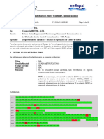 Informe Estado Centro Control Comunicaciones 