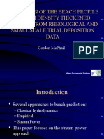 Prediction of The Beach Profile - Gordon Mcphail