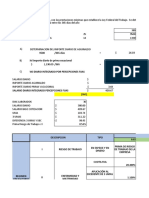 Excel Calculo de Pago Al Seguro Patrón/empleado