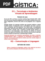 001 - Ifpr - Ead - Logística (Modulo - 01) - Avaliação