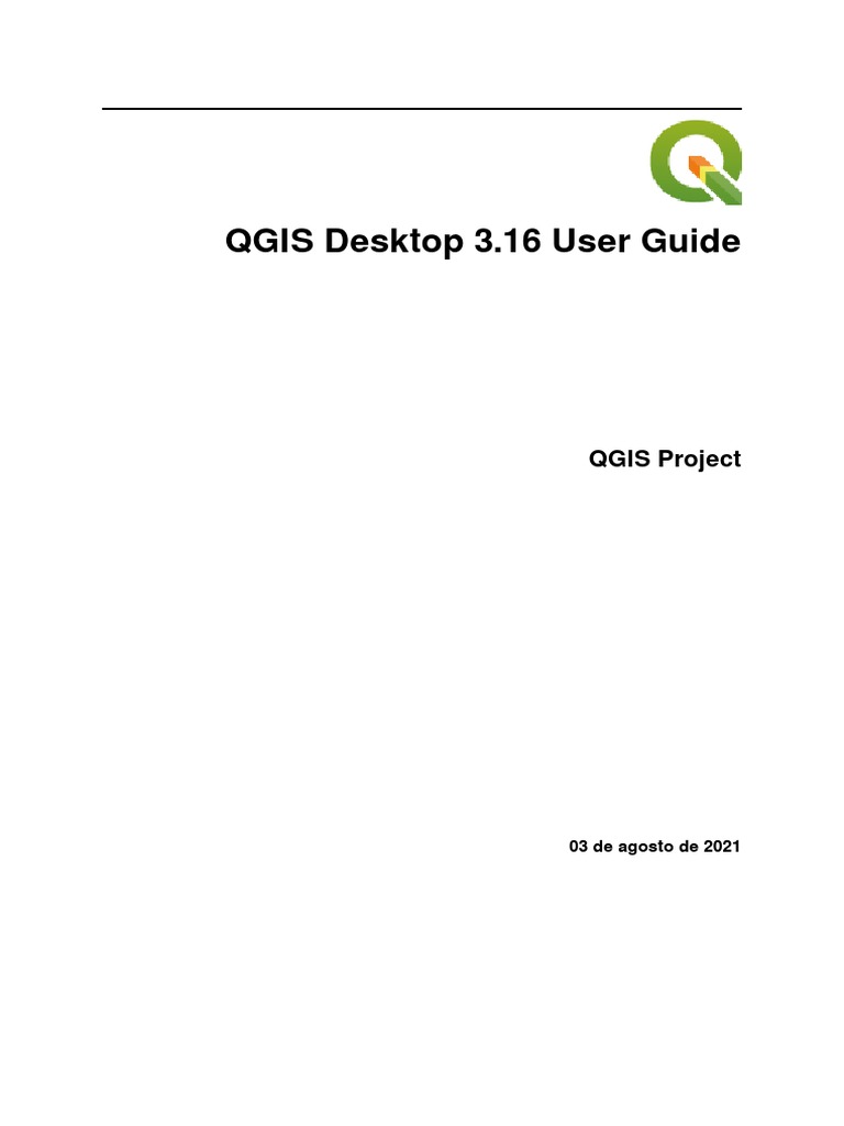 Guía del Usuario de QGIS 3.16 | PDF | Informática | Software