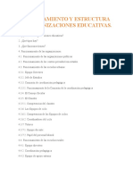 Funcionamiento y Estructura de Organizaciones