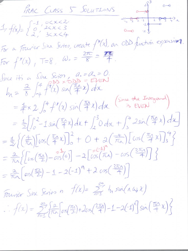 Fourier Series Solutions 2 | PDF